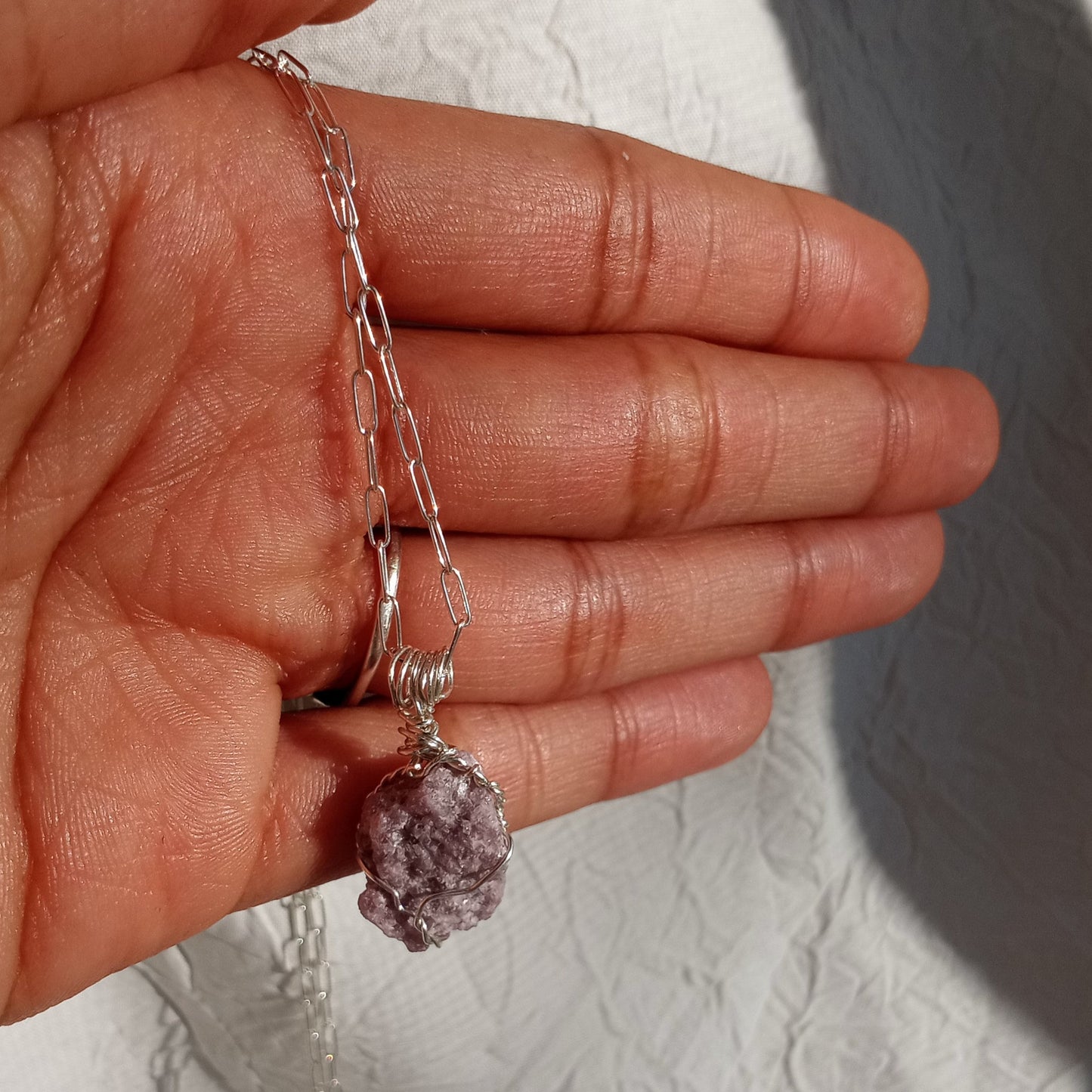 Lepidolite Necklaces